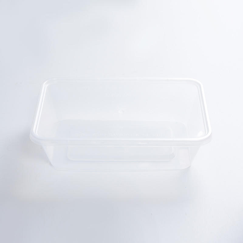 صندوق غداء بلاستيك شفاف محمول مانع للتسرب